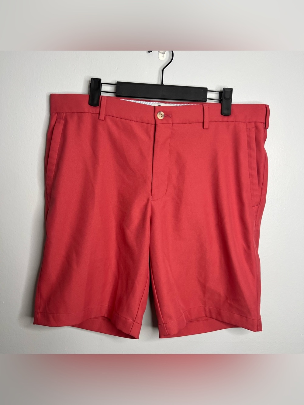 Peter Millar Salem Performance Golf Shorts Mens 34 Red